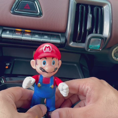 Drag-Auto Super Mario Dashboard Action Figure