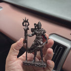 Bholenath Shiva Dashboard Idol – 12 cm - Metallic Antique Bronze Color