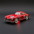 Red 300 SL racing model detail image