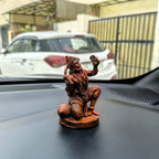 Hanuman Ji Bhakti Idol for Car Dashboard & Home Decor | Sindoori Finish
