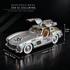 Silver 300 SL – DragAuto Dimensions, No Mercedes Logo
