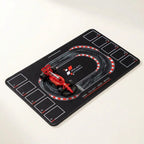Drag Racer RED and Track Day Desk Mat Combo | 1:43 Die Cast