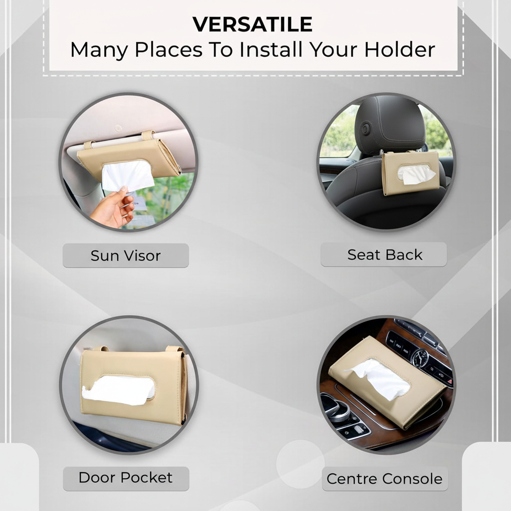 Versatile mounting locations graphic